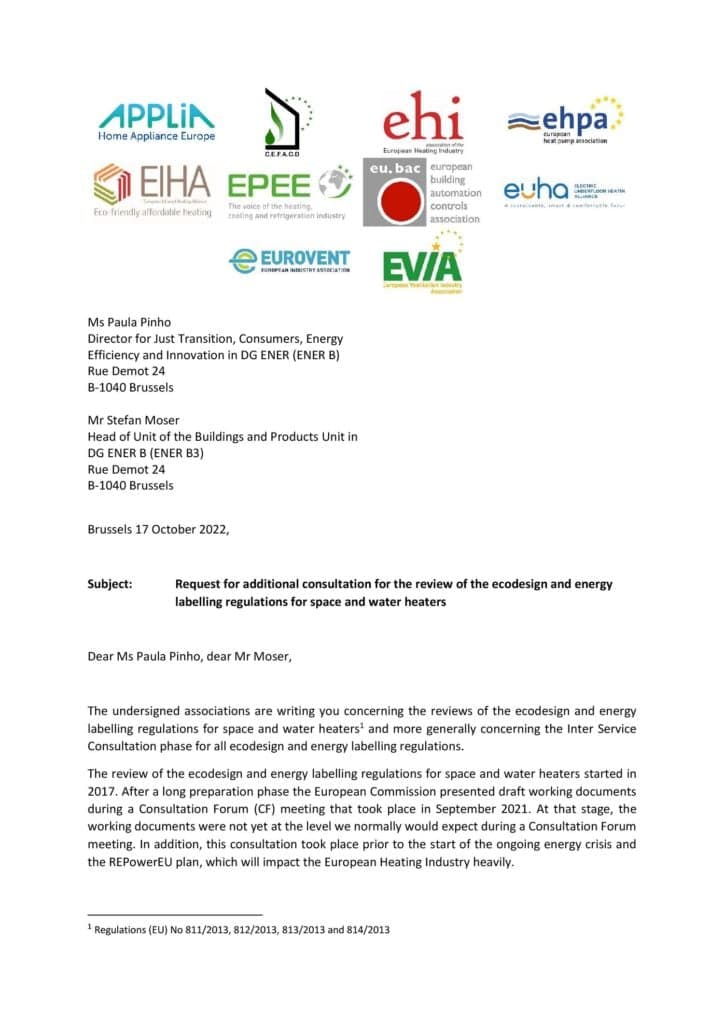 Joint letter ENER Lot 1 and 2 – Additional consultation and ISC documents