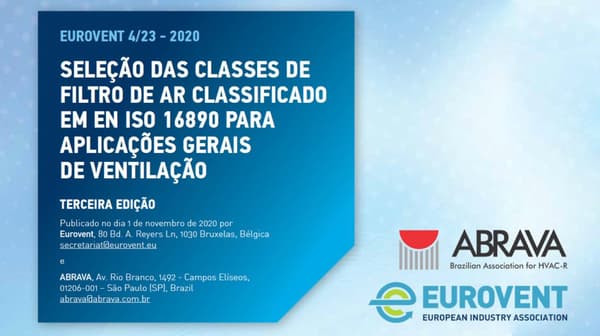 2021 - Eurovent and ABRAVA publish Brazilian version of Eurovent Recommendation 4/23
