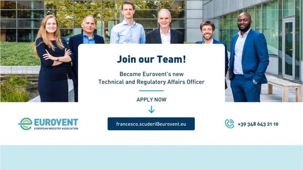 [closed] Job opportunity: Technical and Regulatory Affairs Officer
