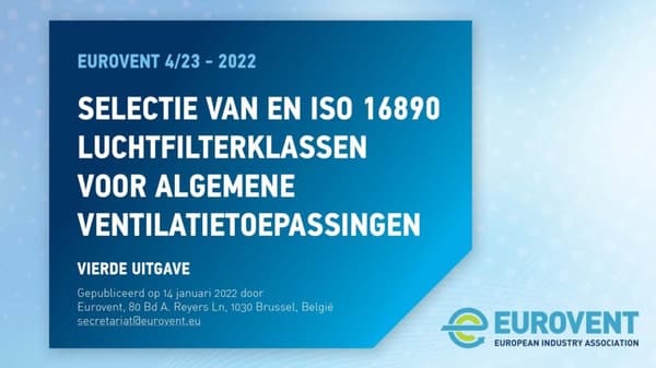 Eurovent 4/23 update nu beschikbaar in het Frans, Nederlands en Noors