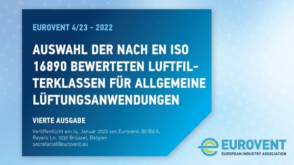 Eurovent 4/23 Update jetzt auf Deutsch und Spanisch verfügbar