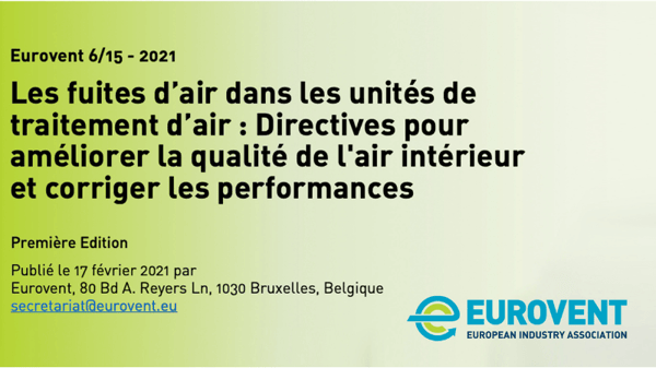 Eurovent 6/15 maintenant disponible en français et en allemand