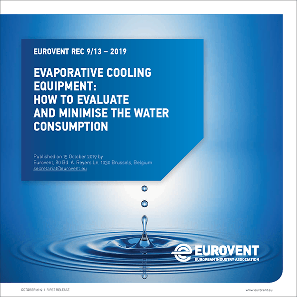 Eurovent 9/13: Evaporative Cooling Equipment: How to evaluate and minimise the water consumption