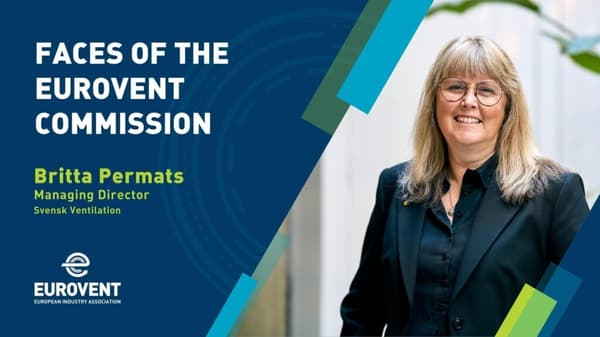 Faces of the Eurovent Commission: Britta Permats