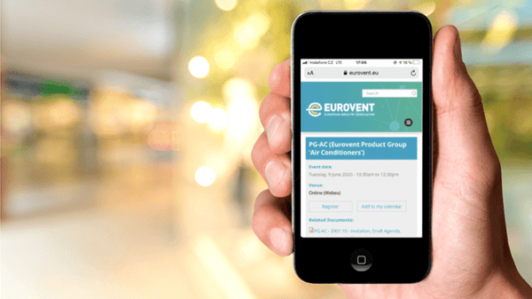 2020 - Add all Eurovent meetings to your personal calendar