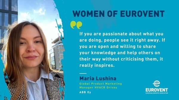 Women of Eurovent: Maria Lushina