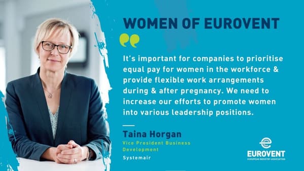 Women of Eurovent: Taina Horgan