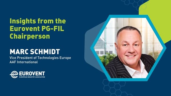 Insights from the Eurovent PG-FIL Chairperson