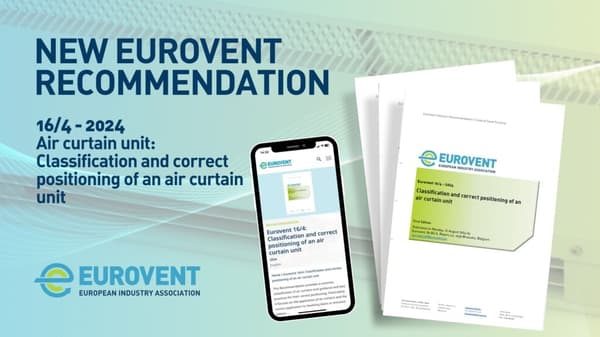 Eurovent publishes new air curtain Recommendation 6/4