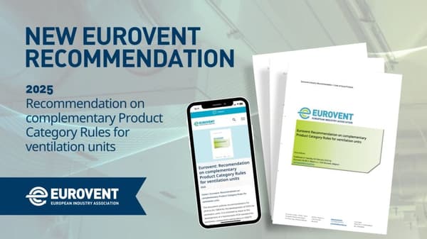 Eurovent EPD Recommendations for Ventilation Units