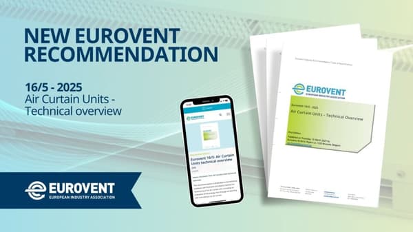 Eurovent publishes new air curtain Recommendation 16/5