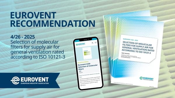 Eurovent filters’ REC 4-26 now available in Spanish