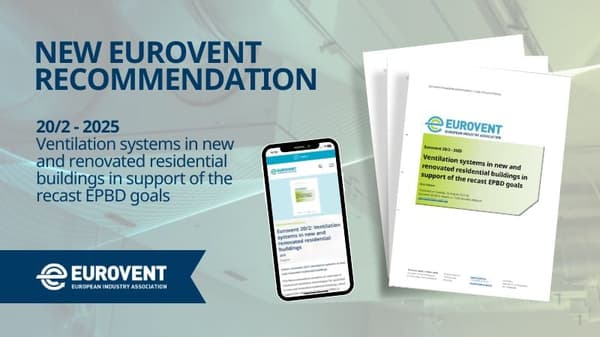 New Eurovent Recommendation on ventilation systems