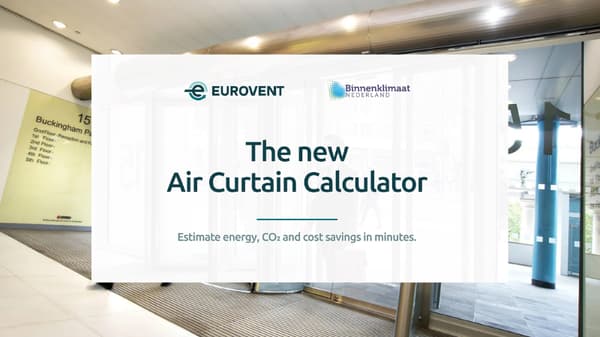 Eurovent launches an air curtain calculator