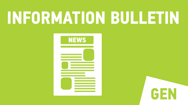 Information bulletins 22 – 2/2017 (GEN – 771.00)