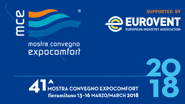 2018 - Meet us at the upcoming MCE 2018 in Milan