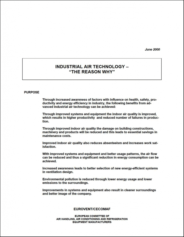 Eurovent 12/13: Industrial air technology – the reason why