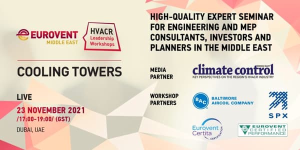 Eurovent Middle East launches Cooling Tower Guidebook