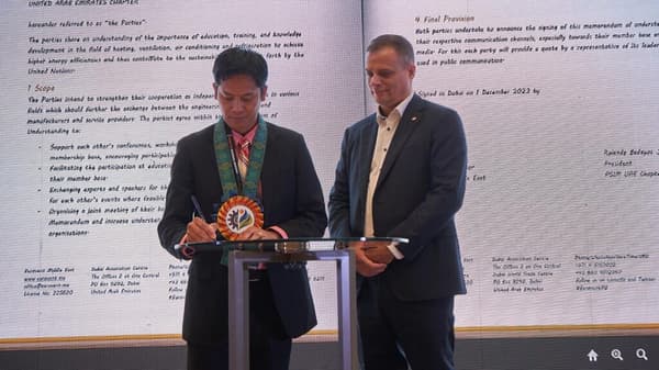 Eurovent Middle East signs MoU with National Association of Mechanical Engineers of the Philippines