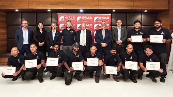 Eurovent Middle East awards first training certificates for F-Gas Technicians