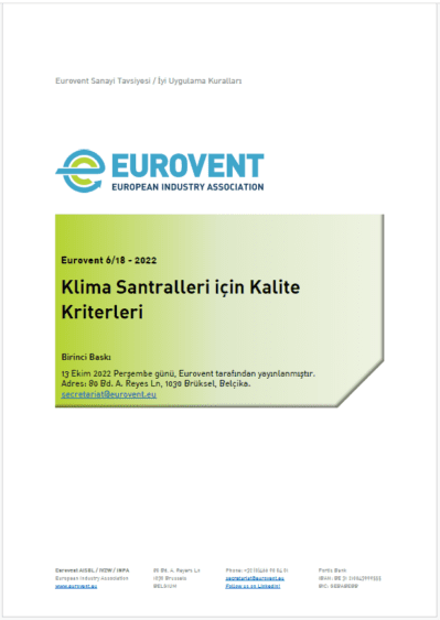 Eurovent 6-18 Turkish version