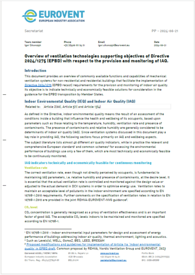 Overview of ventilation PP cover image